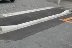歩道の切り下げ工事